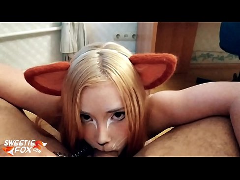 ❤️ Kitsune norīt penis un sperma viņas mutē ❤️❌ Seks video pie mums